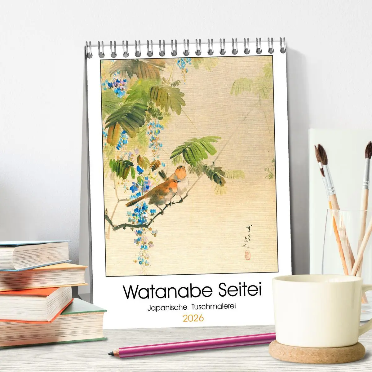 Bild: 9783457290354 | Watanabe Seitei - Japanische Tuschmalerei (Tischkalender 2026 DIN...