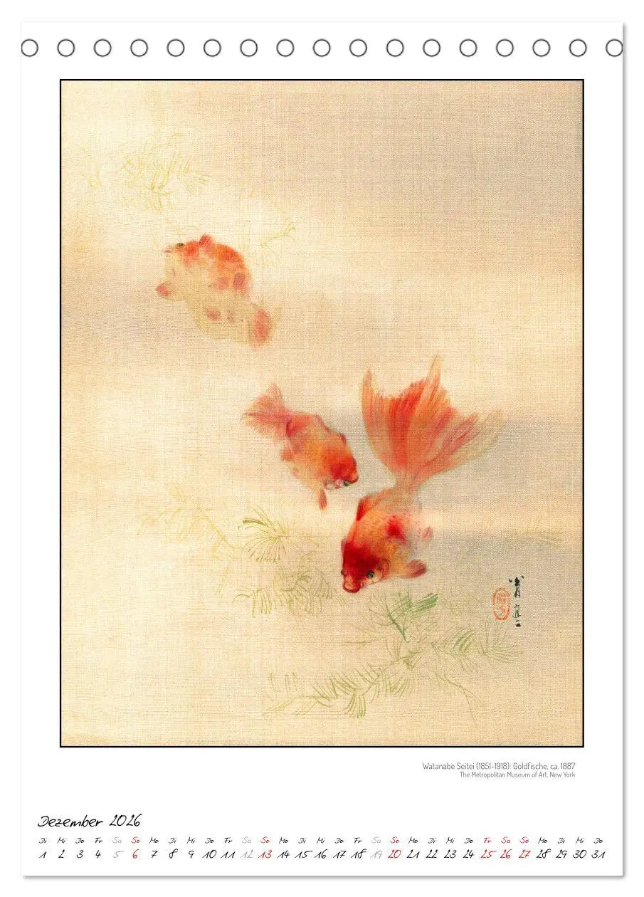 Bild: 9783457290354 | Watanabe Seitei - Japanische Tuschmalerei (Tischkalender 2026 DIN...