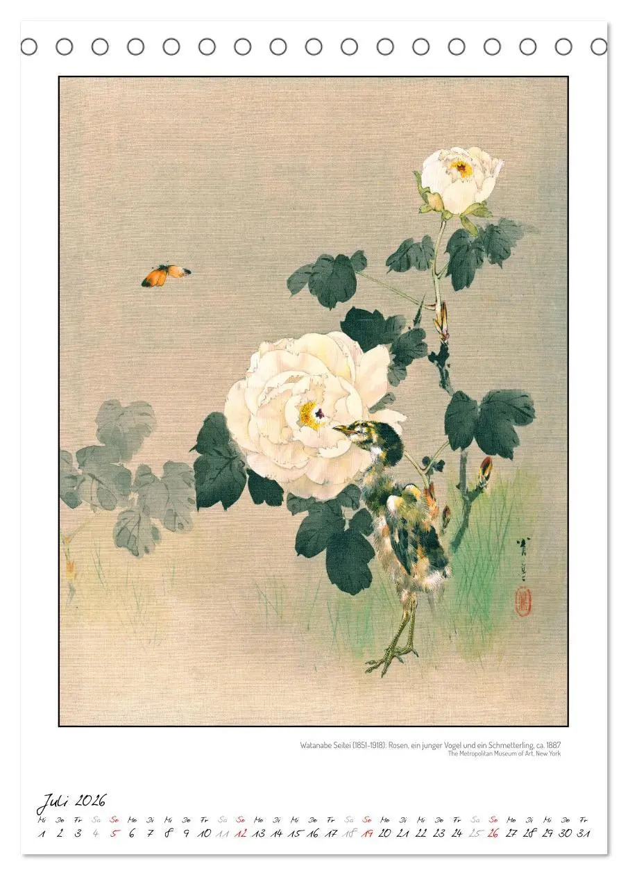 Bild: 9783457290354 | Watanabe Seitei - Japanische Tuschmalerei (Tischkalender 2026 DIN...