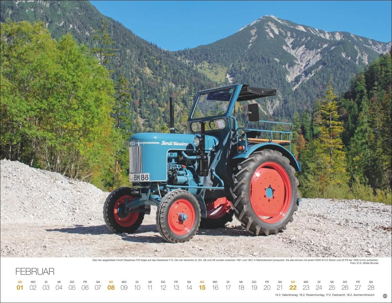 Bild: 9783756410354 | Starke Traktoren Posterkalender 2026 | Heye | Kalender | Spiralbindung