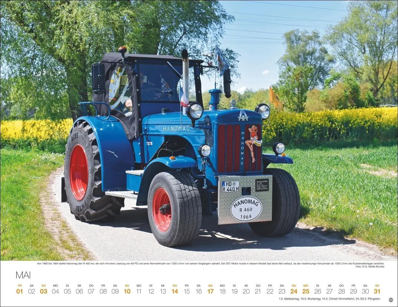 Bild: 9783756410354 | Starke Traktoren Posterkalender 2026 | Heye | Kalender | Spiralbindung