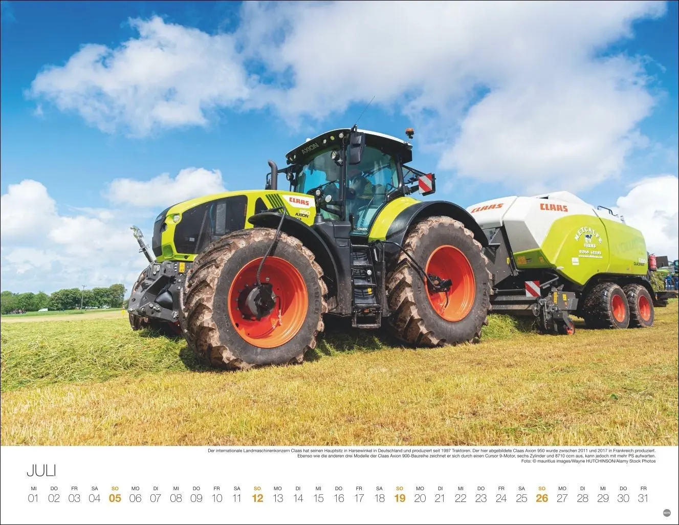 Bild: 9783756410354 | Starke Traktoren Posterkalender 2026 | Heye | Kalender | Spiralbindung