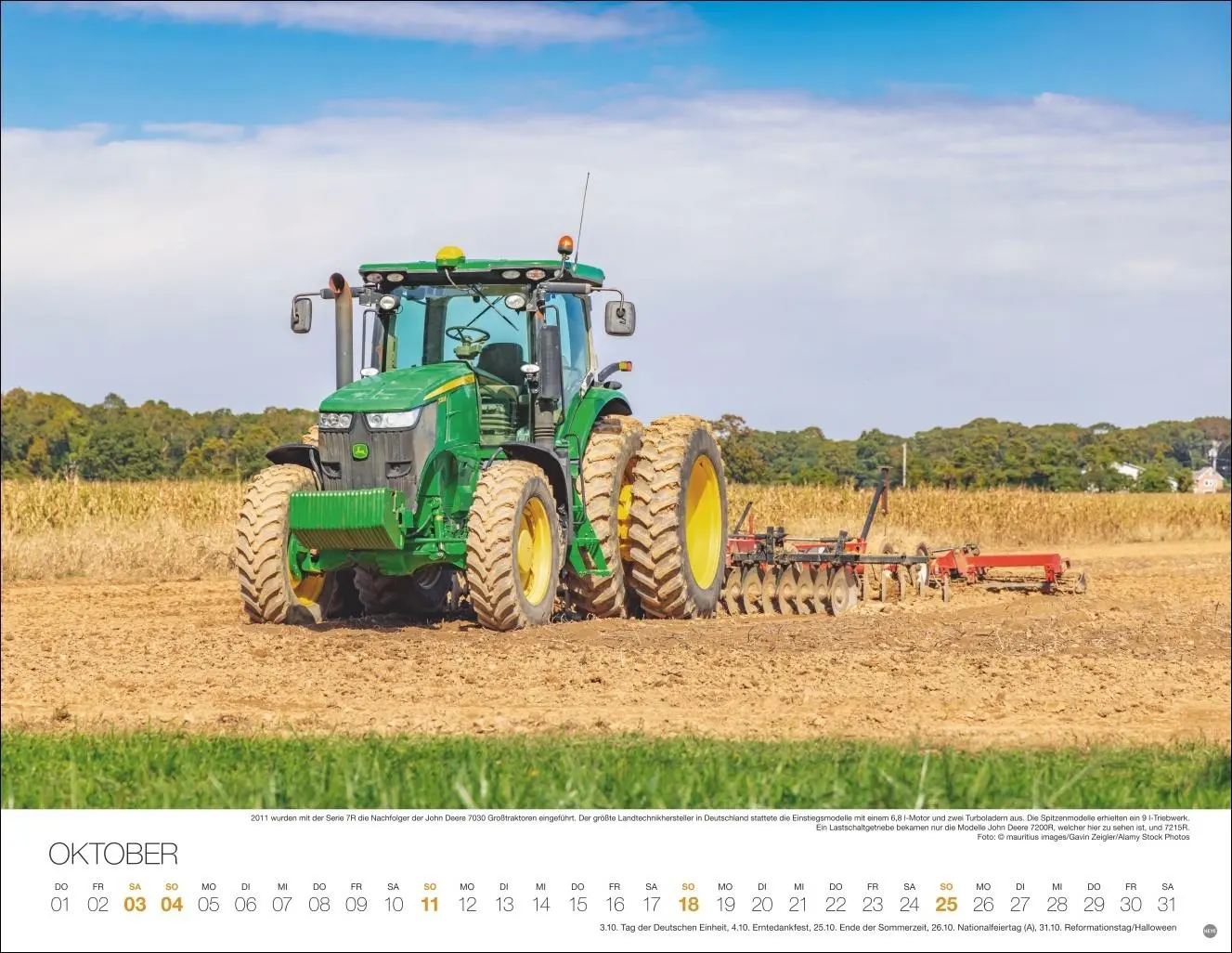 Bild: 9783756410354 | Starke Traktoren Posterkalender 2026 | Heye | Kalender | Spiralbindung