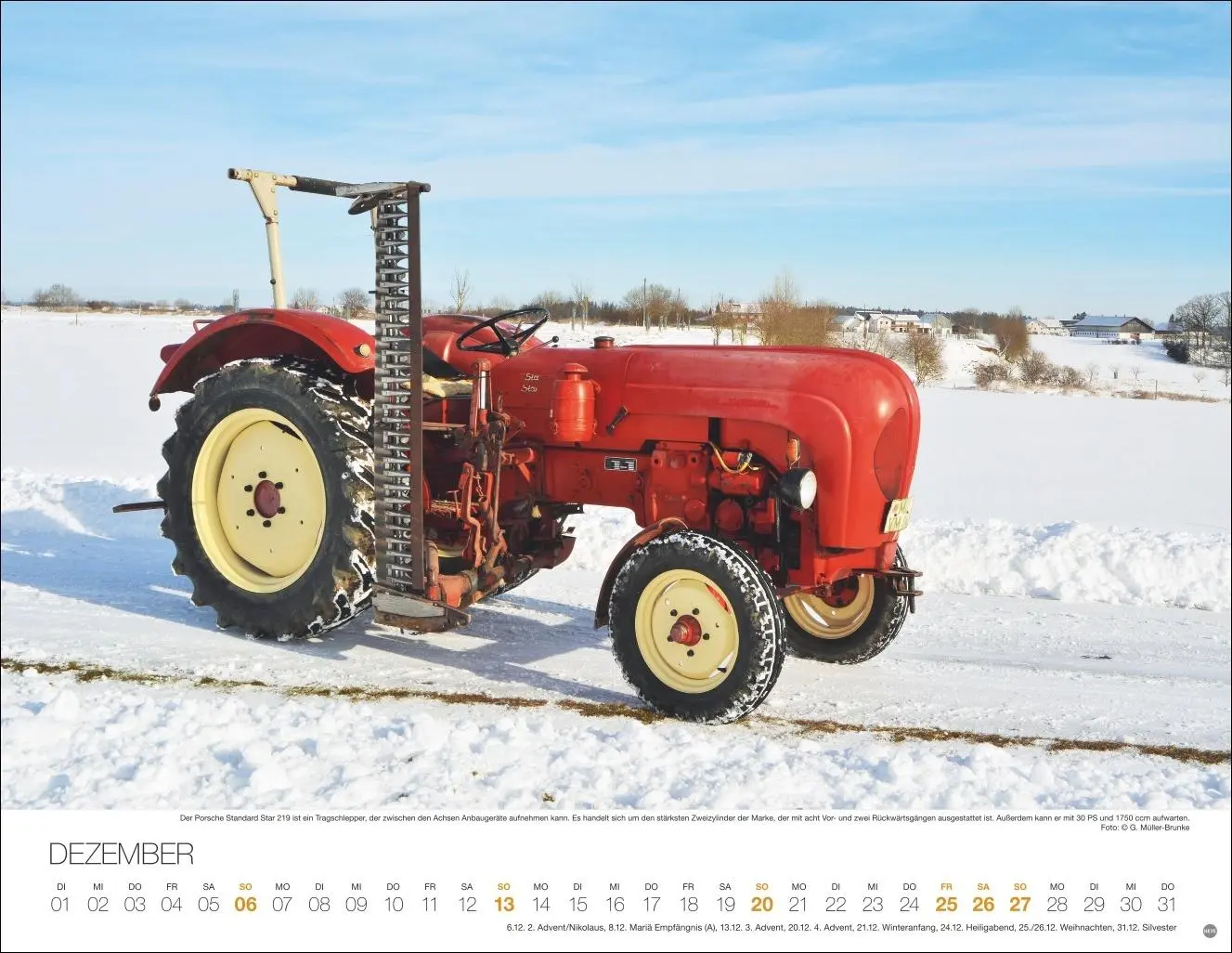 Bild: 9783756410354 | Starke Traktoren Posterkalender 2026 | Heye | Kalender | Spiralbindung