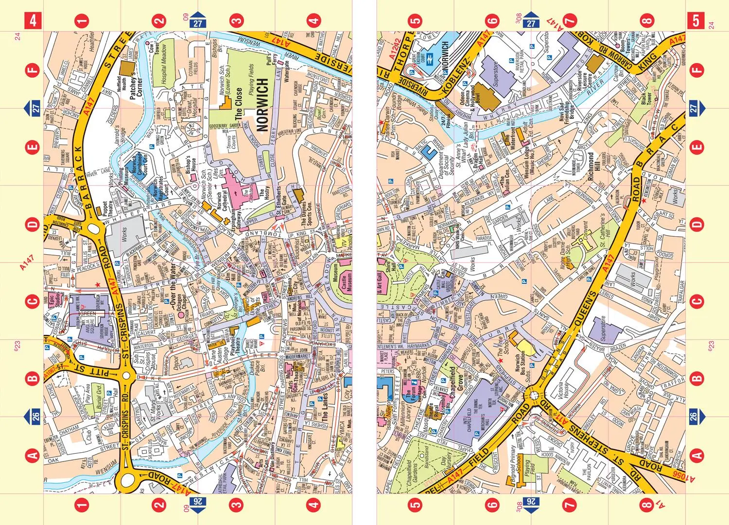 Bild: 9780008560454 | Norwich A-Z Street Atlas | A-Z Maps | Taschenbuch | Englisch | 2023