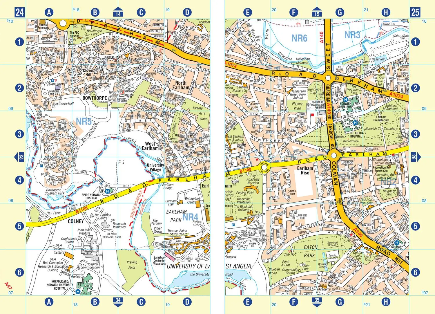 Bild: 9780008560454 | Norwich A-Z Street Atlas | A-Z Maps | Taschenbuch | Englisch | 2023