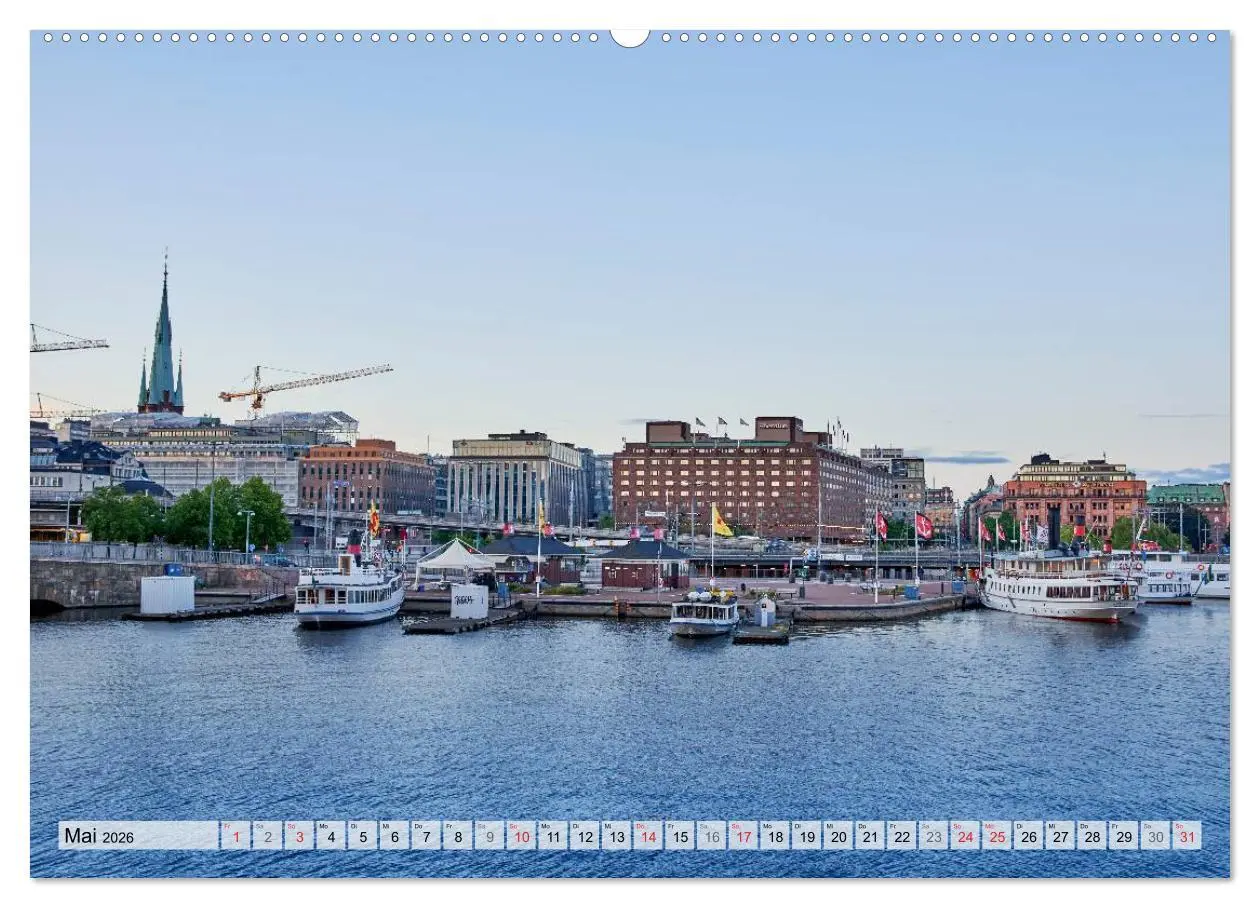 Bild: 9783457970454 | Stockholm an Mittsommer (hochwertiger Premium Wandkalender 2026 DIN...