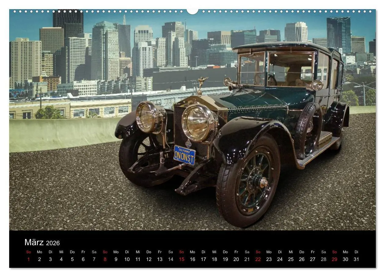 Bild: 9783516060454 | Oldtimer-Kunst (Wandkalender 2026 DIN A2 quer), CALVENDO...