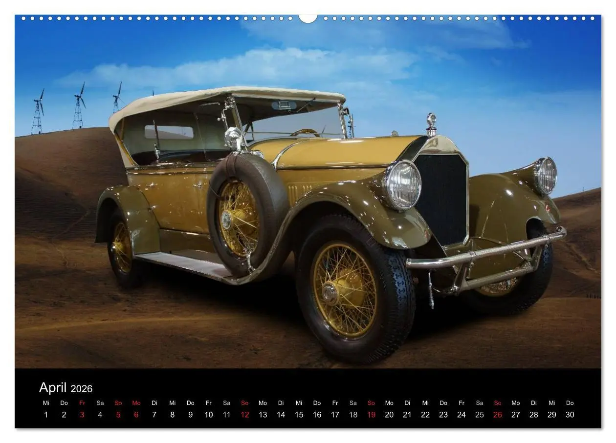 Bild: 9783516060454 | Oldtimer-Kunst (Wandkalender 2026 DIN A2 quer), CALVENDO...