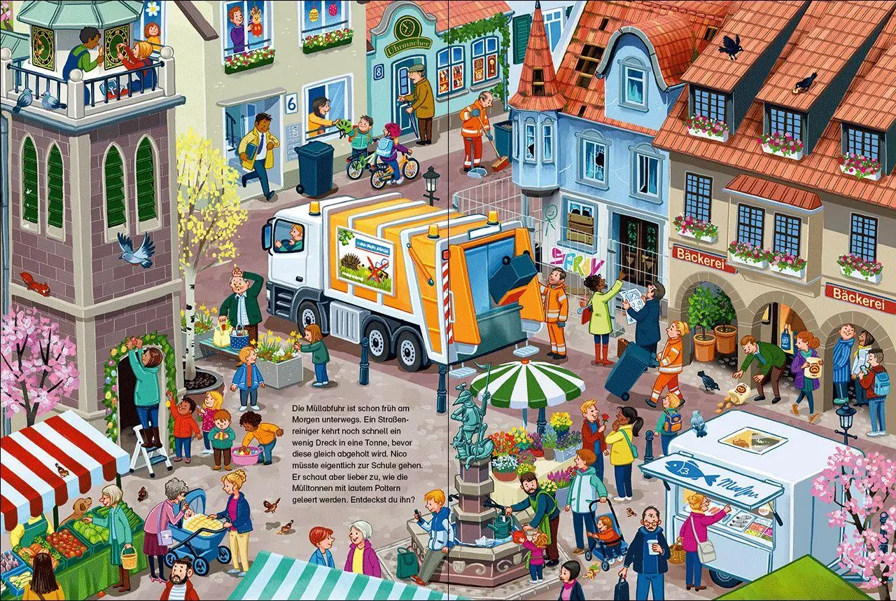 Bild: 9783743220454 | Das große Müllauto-Wimmelbuch | Joachim Krause | Buch | 18 S. | 2026