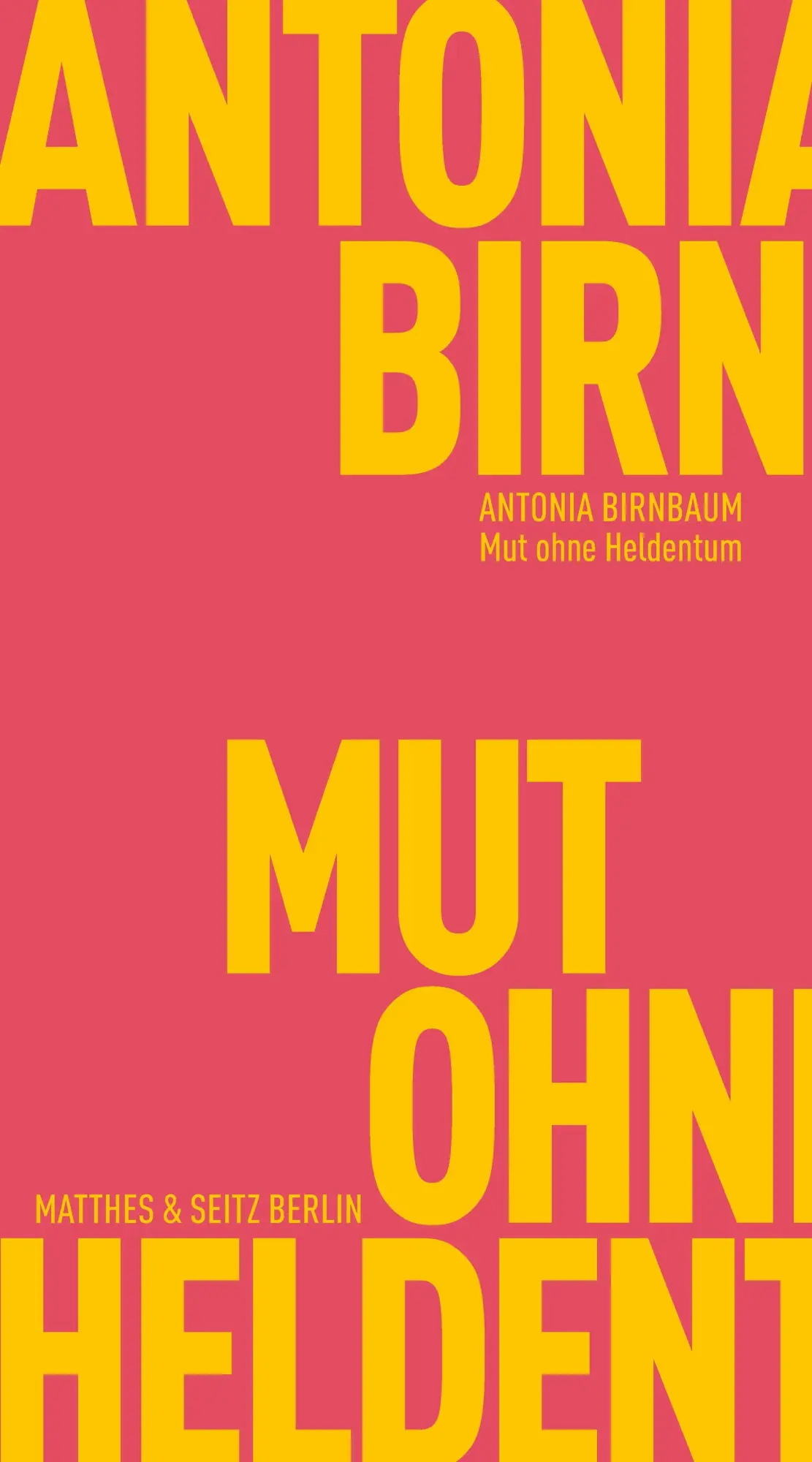 Cover: 9783751830454 | Mut ohne Heldentum | Antonia Birnbaum | Taschenbuch | 190 S. | Deutsch
