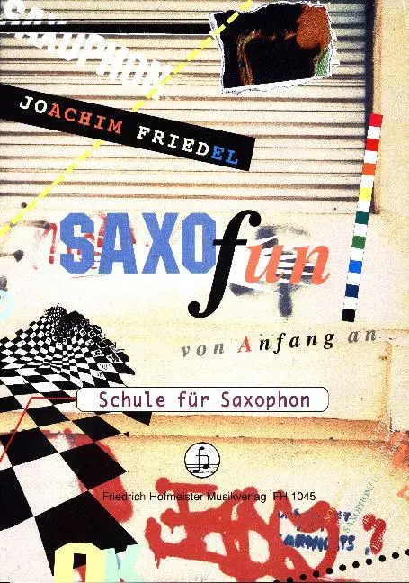Cover: 9790203410454 | SAXOfun von Anfang an | Schule für Saxophon - Noten | Joachim Friedel