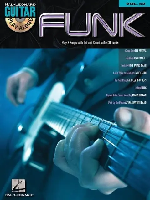 Cover: 9781423400554 | Funk Guitar Play-Along Volume 52 Book/Online Audio | Hal Leonard Corp