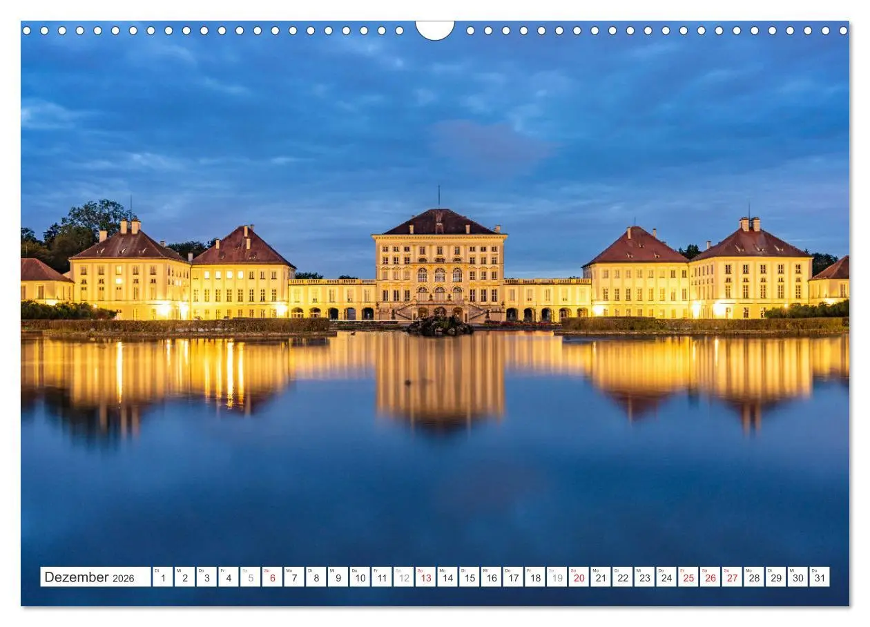 Bild: 9783457340554 | Abend in München (Wandkalender 2026 DIN A3 quer), CALVENDO...