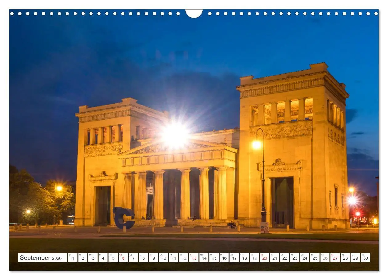 Bild: 9783457340554 | Abend in München (Wandkalender 2026 DIN A3 quer), CALVENDO...