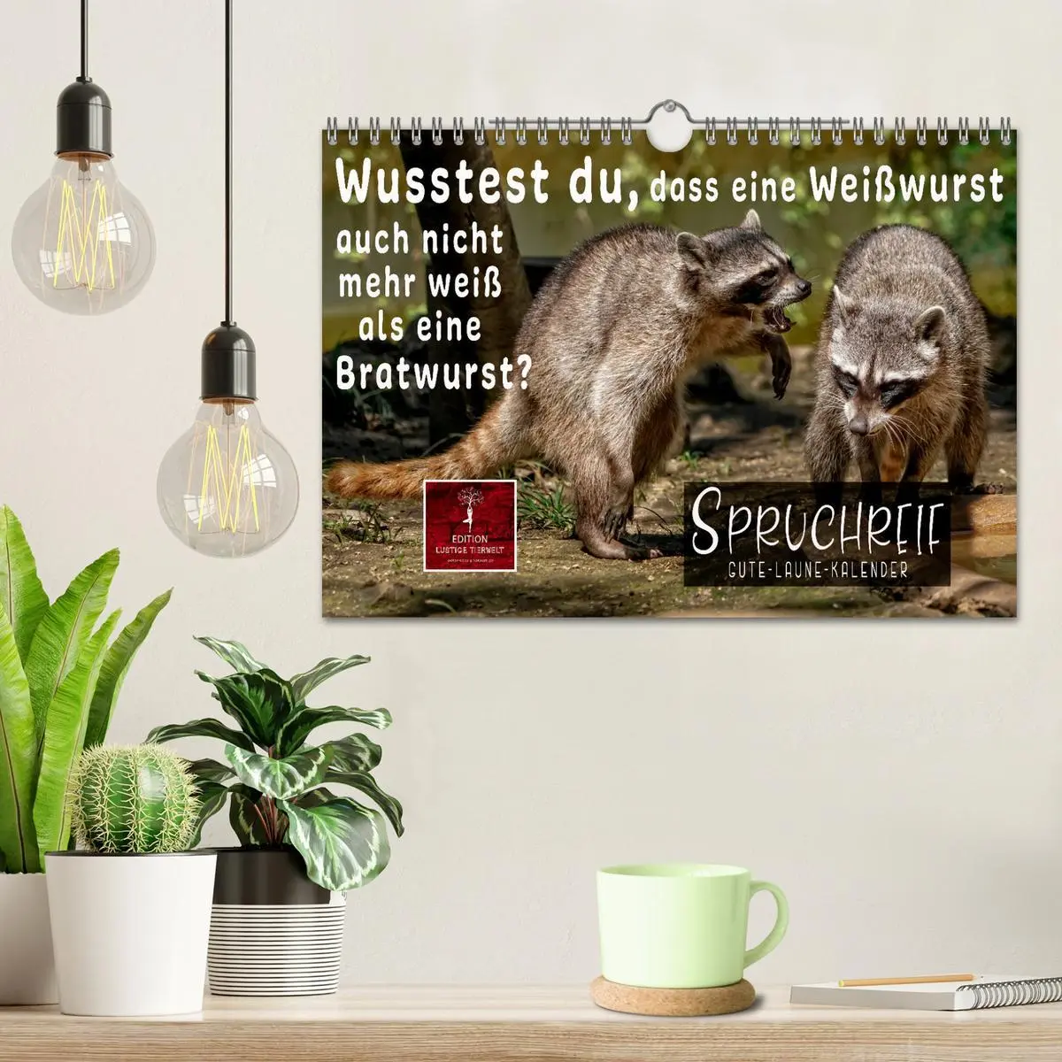 Bild: 9783457650554 | Spruchreif - Gute-Laune-Kalender (Wandkalender 2026 DIN A4 quer),...