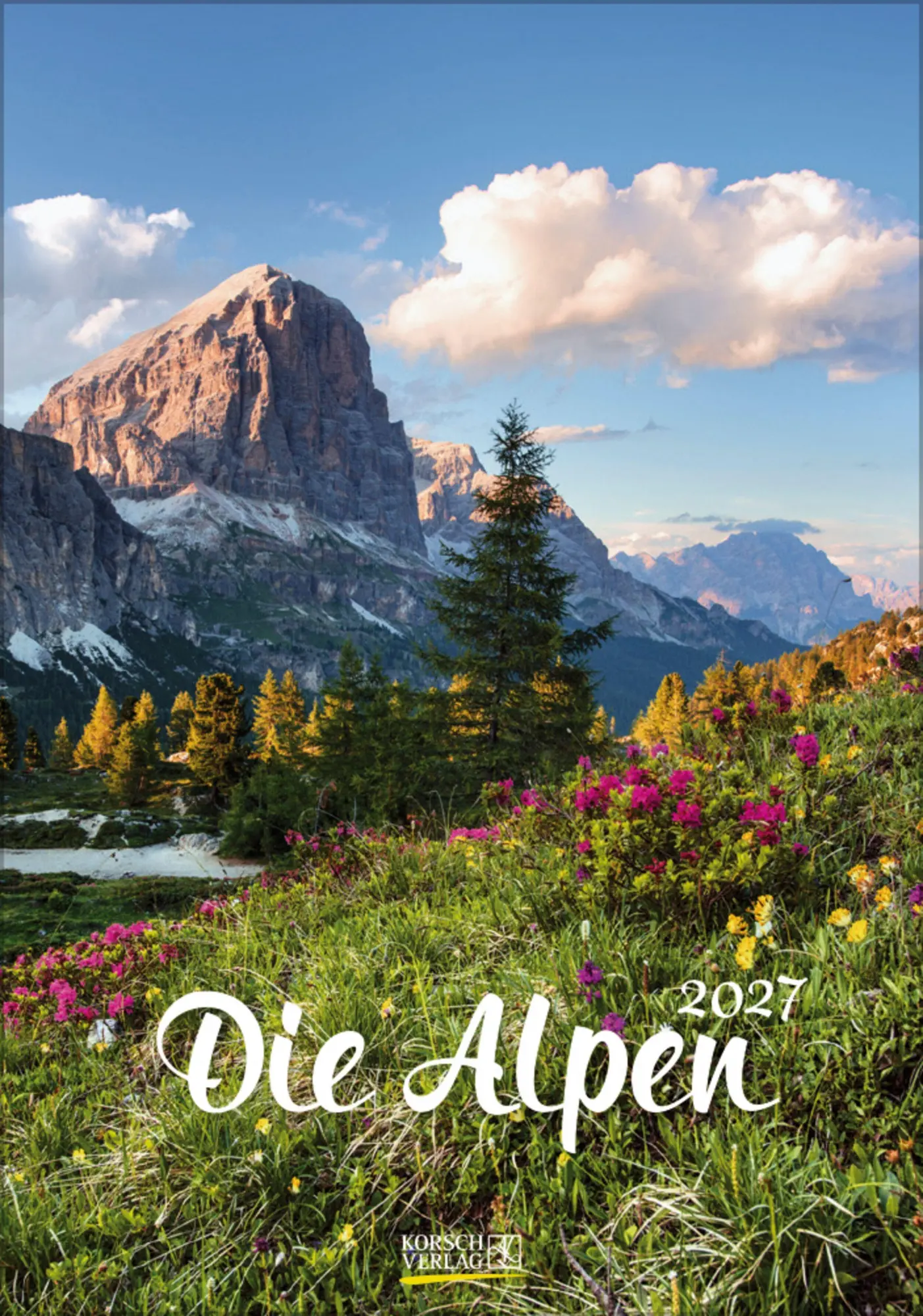 Cover: 9783819300554 | Die Alpen 2027 | Verlag Korsch | Kalender | Spiralbindung | 13 S.