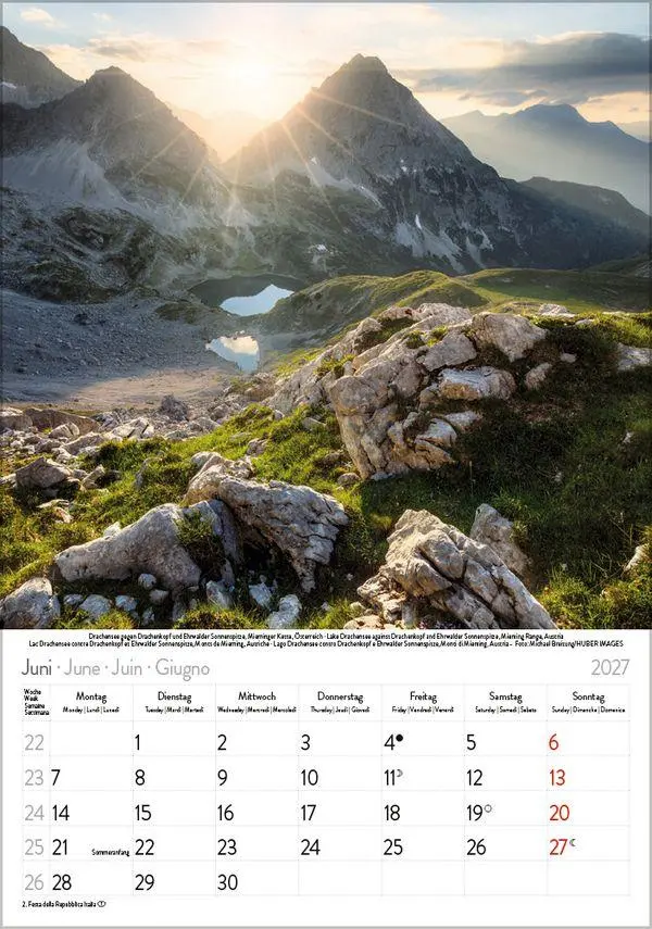Bild: 9783819300554 | Die Alpen 2027 | Verlag Korsch | Kalender | Spiralbindung | 13 S.
