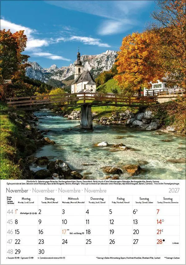 Bild: 9783819300554 | Die Alpen 2027 | Verlag Korsch | Kalender | Spiralbindung | 13 S.