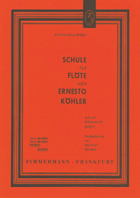 Cover: 9790010800554 | Flöte | Ernesto Köhler (u. a.) | Broschüre | Schulen | Buch | Deutsch