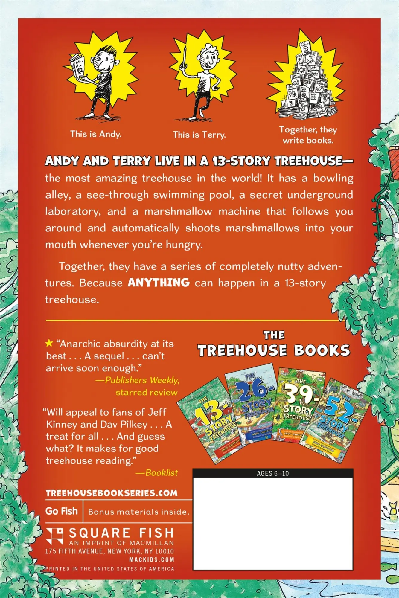 Rückseite: 9781250070654 | The 13-Story Treehouse | Monkey Mayhem! | Andy Griffiths | Taschenbuch