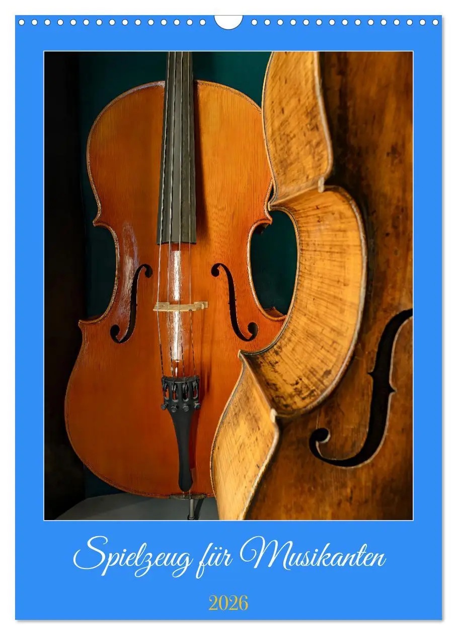 Cover: 9783457260654 | Spielzeug für Musikanten (Wandkalender 2026 DIN A3 hoch), CALVENDO...