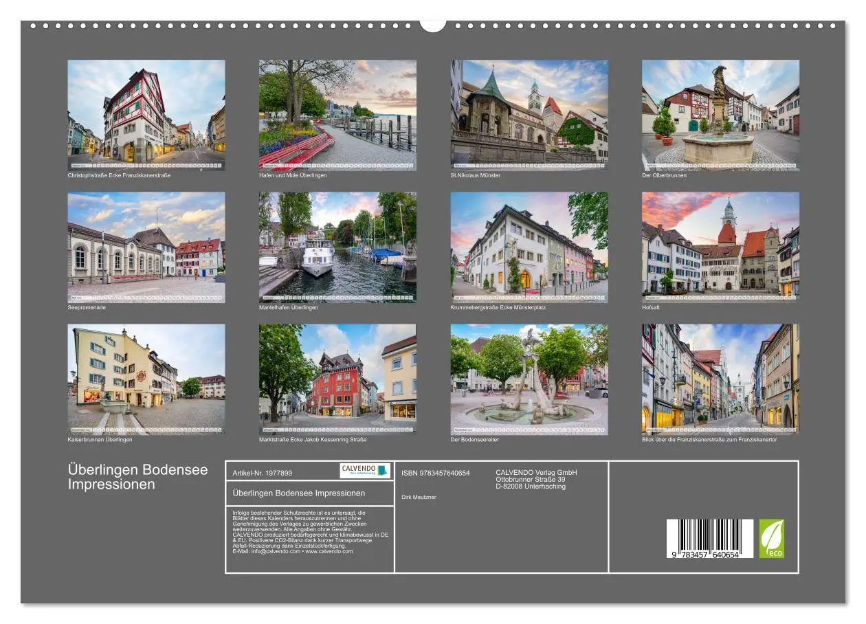 Bild: 9783457640654 | Überlingen Bodensee Impressionen (Wandkalender 2026 DIN A2 quer),...