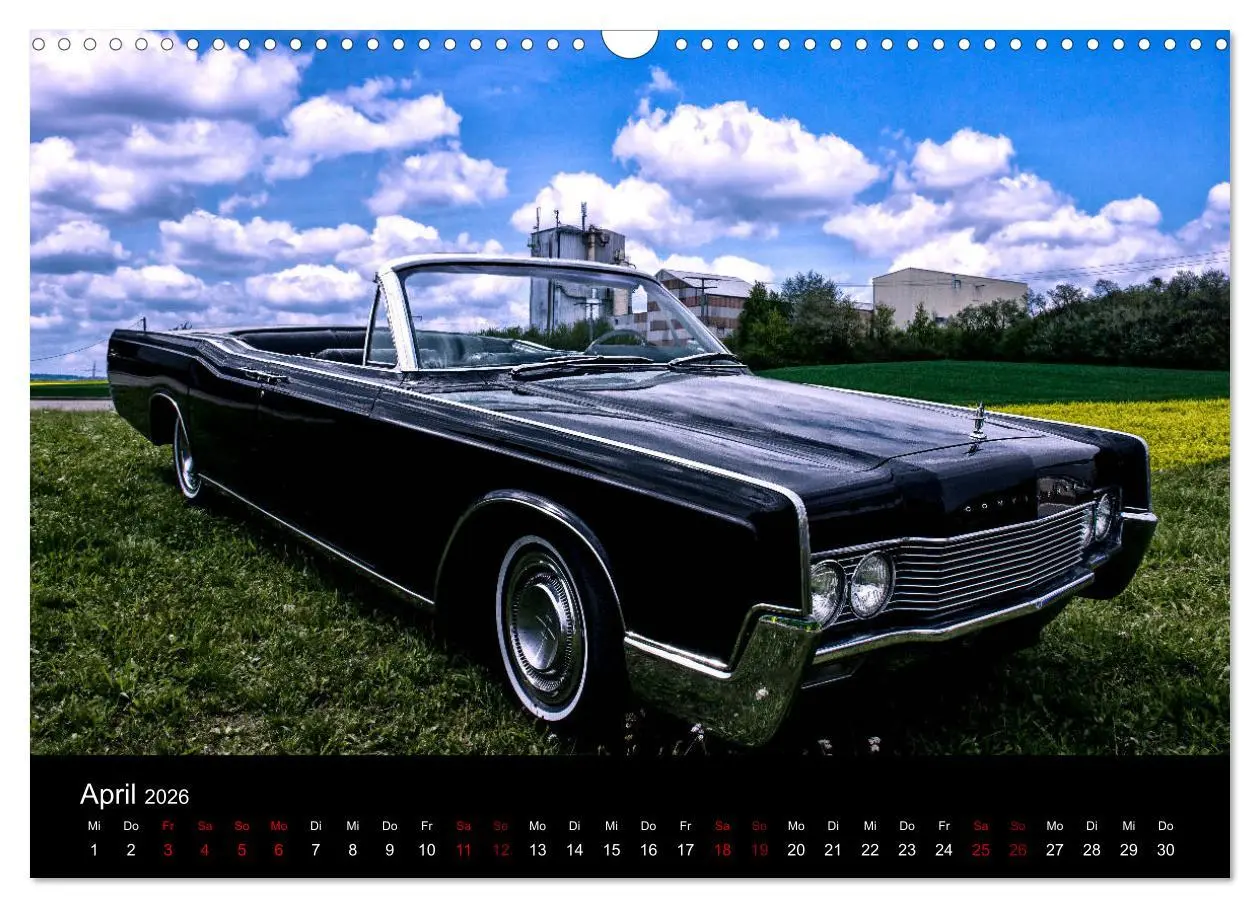 Bild: 9783457880654 | American Automobile (Wandkalender 2026 DIN A3 quer), CALVENDO...