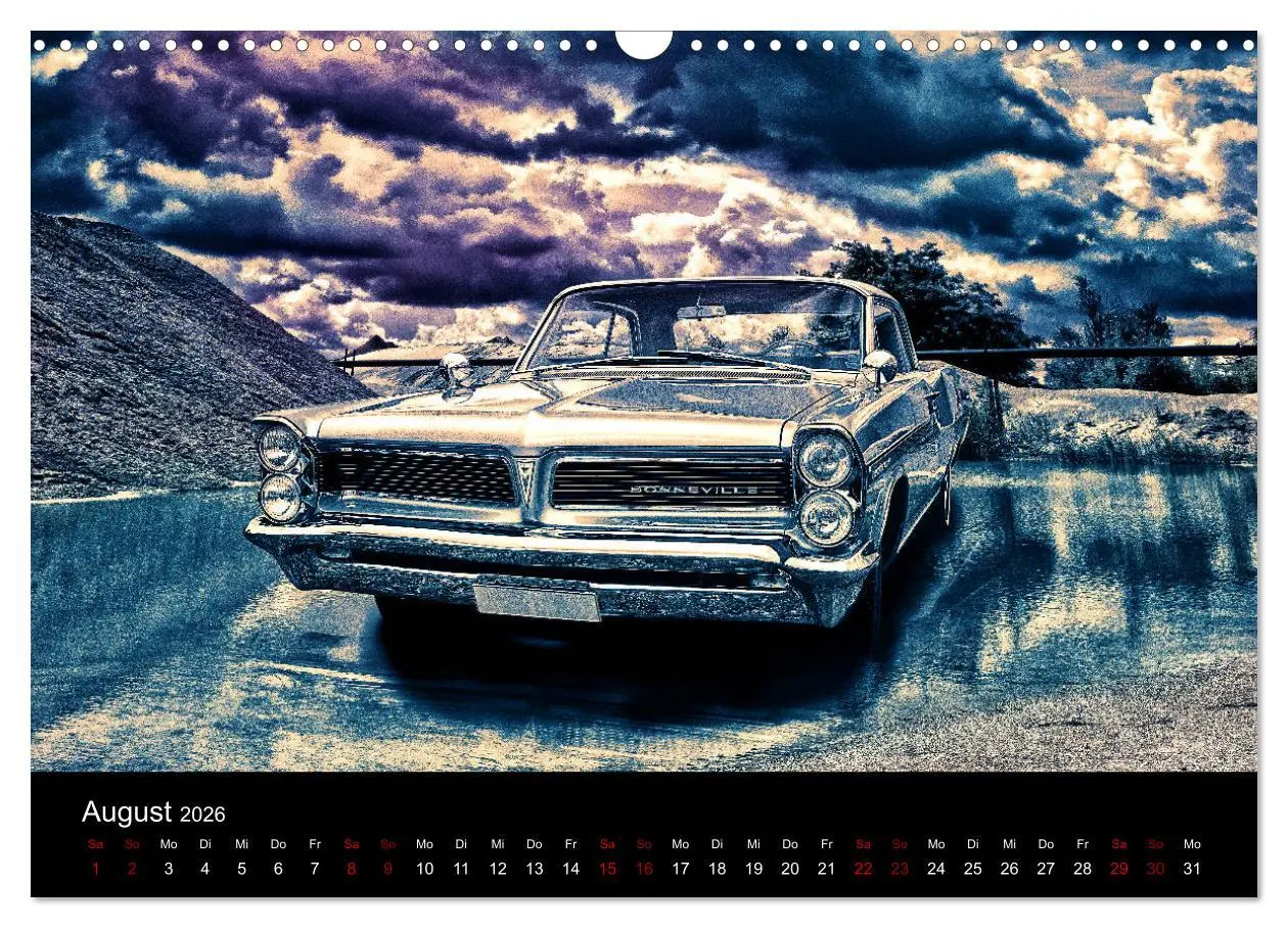 Bild: 9783457880654 | American Automobile (Wandkalender 2026 DIN A3 quer), CALVENDO...