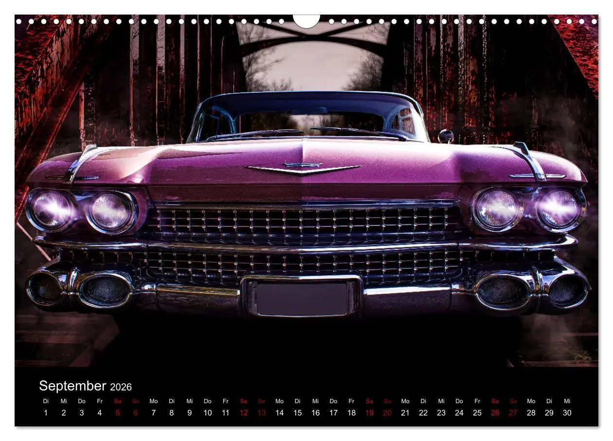 Bild: 9783457880654 | American Automobile (Wandkalender 2026 DIN A3 quer), CALVENDO...