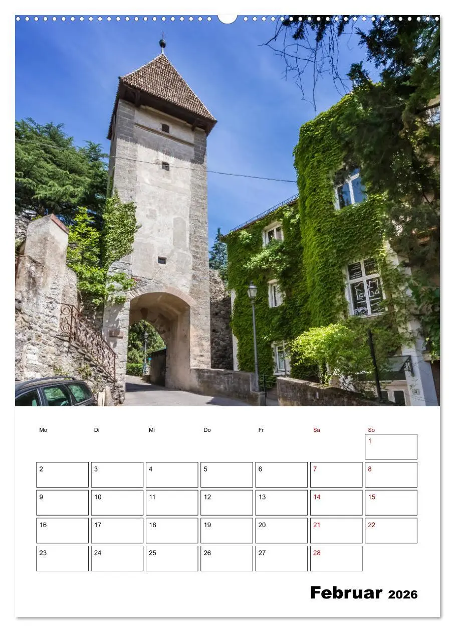 Bild: 9783516420654 | MERAN Terminplaner (Wandkalender 2026 DIN A2 hoch), CALVENDO...