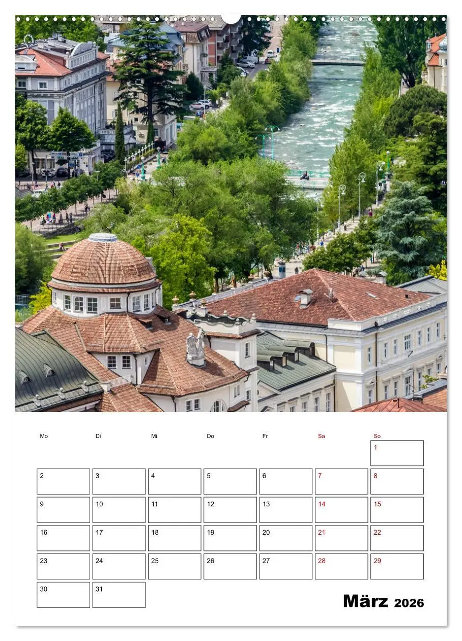 Bild: 9783516420654 | MERAN Terminplaner (Wandkalender 2026 DIN A2 hoch), CALVENDO...