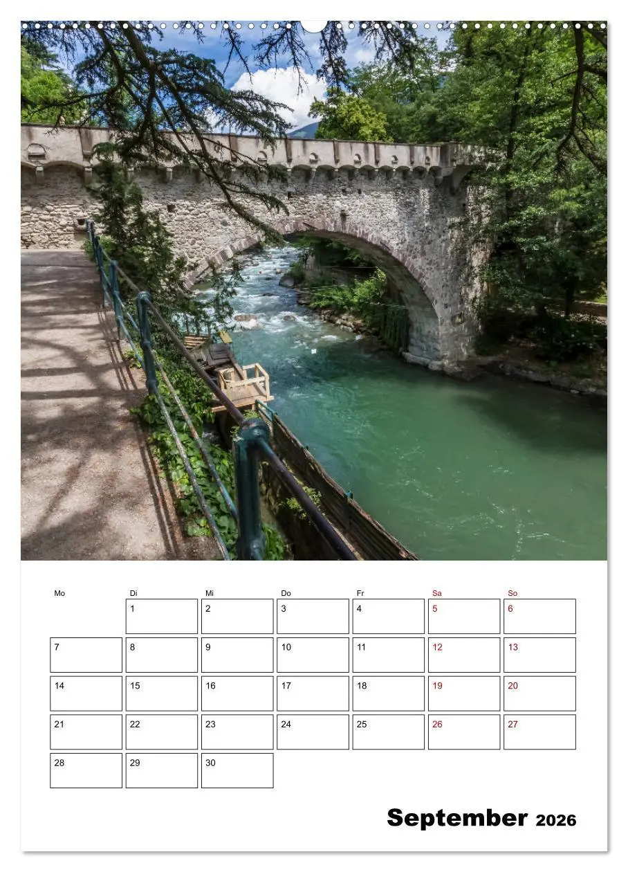 Bild: 9783516420654 | MERAN Terminplaner (Wandkalender 2026 DIN A2 hoch), CALVENDO...