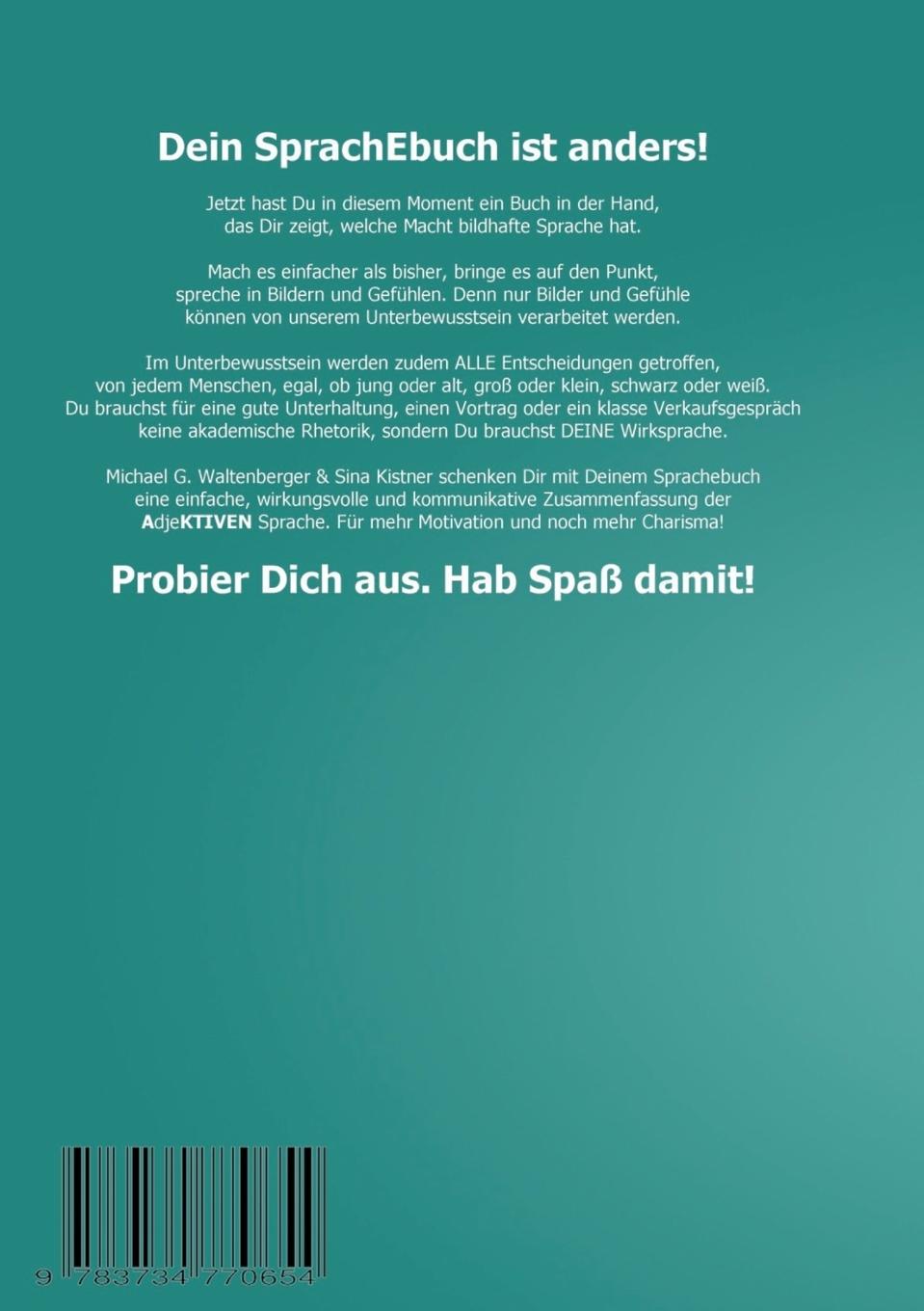 Rückseite: 9783734770654 | Dein Adjektives Sprachebuch | Michael G. Waltenberger (u. a.) | Buch