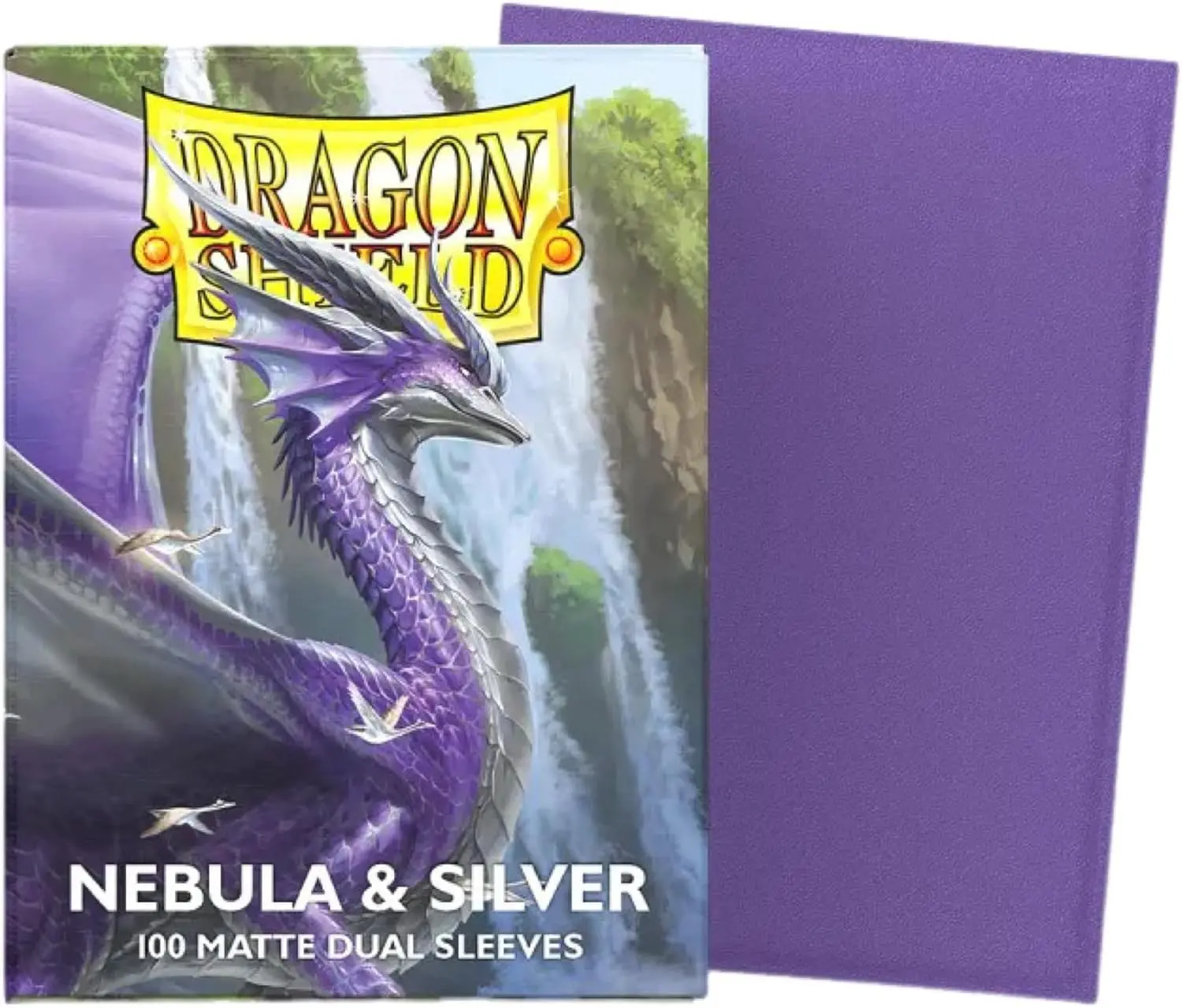 Cover: 5706569150754 | DS100 Matte Dual - Nebula &amp; Silver | 2026 | Dragon Shield!