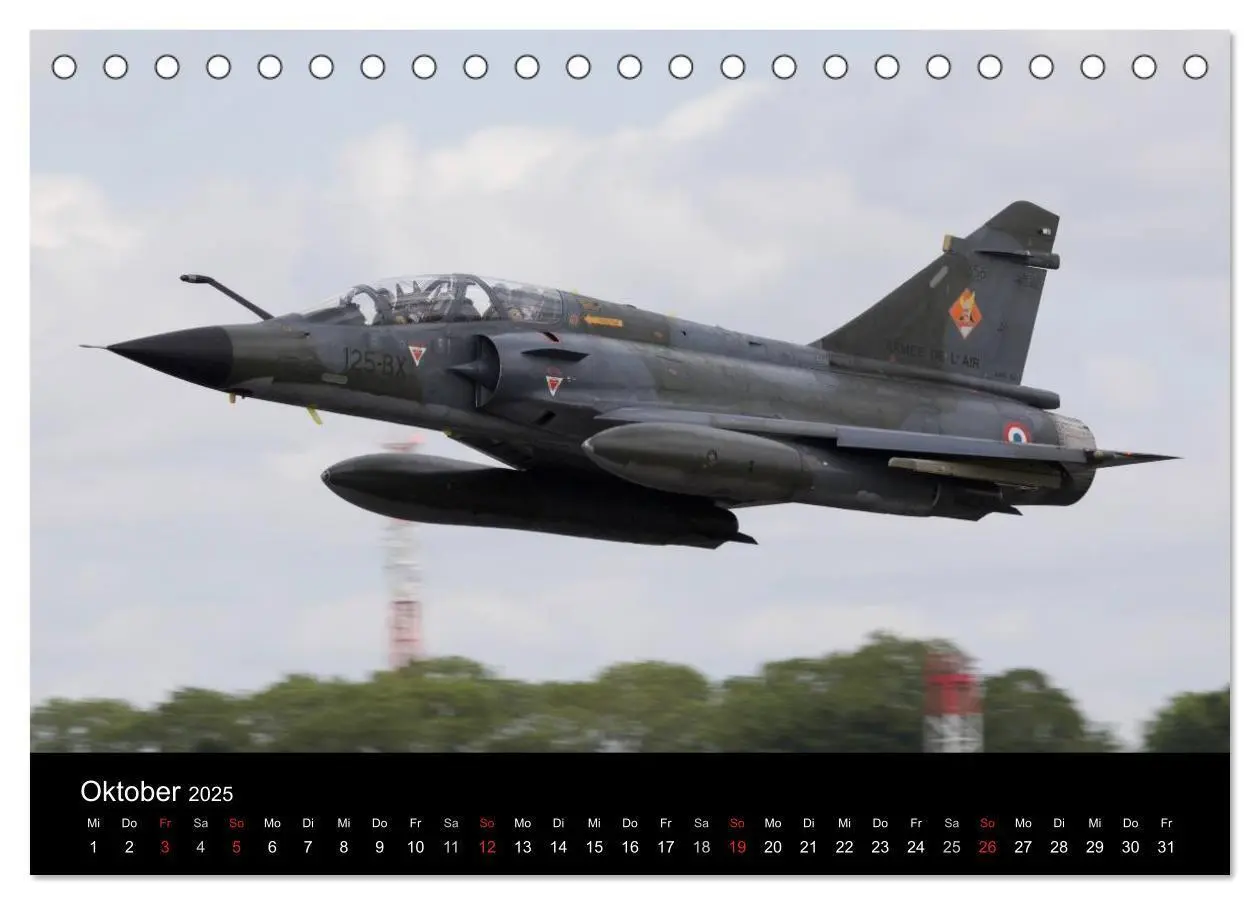 Bild: 9783435470754 | Militärflugzeuge 2025 (Tischkalender 2025 DIN A5 quer), CALVENDO...