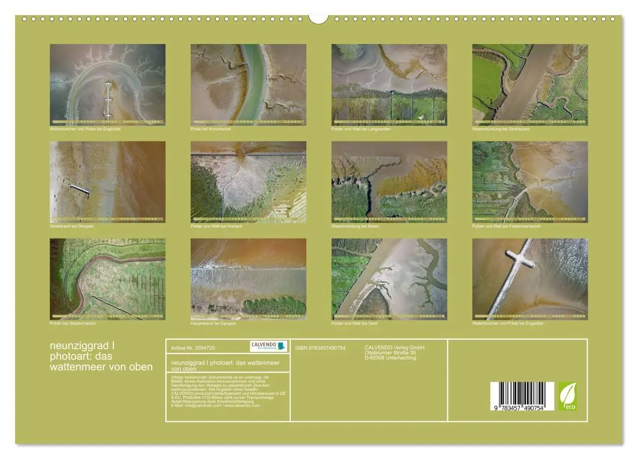 Bild: 9783457490754 | neunziggrad I photoart: das wattenmeer von oben (hochwertiger...