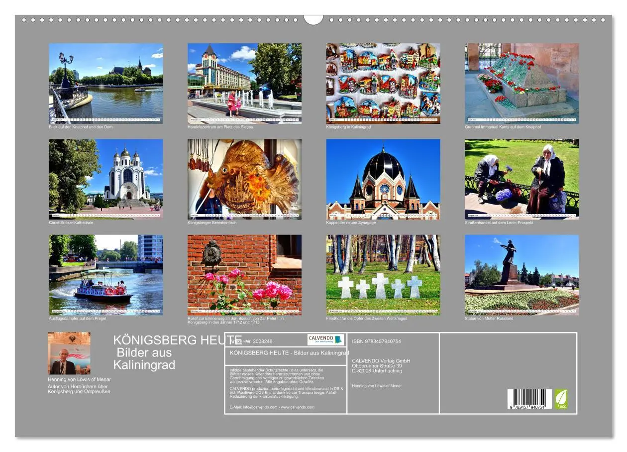 Bild: 9783457940754 | KÖNIGSBERG HEUTE - Bilder aus Kaliningrad (Wandkalender 2026 DIN A2...