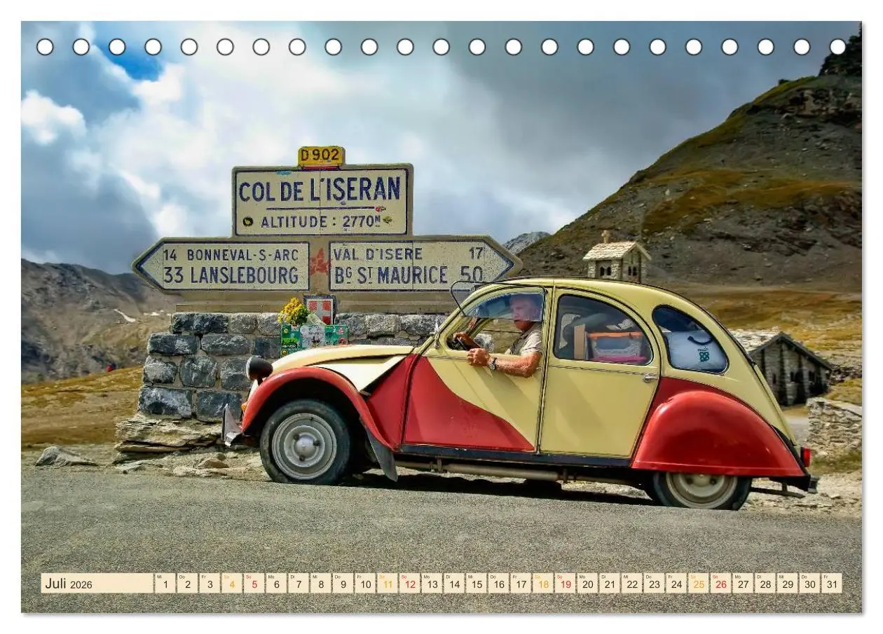 Bild: 9783516030754 | Citroën 2CV - die Ente (Tischkalender 2026 DIN A5 quer), CALVENDO...