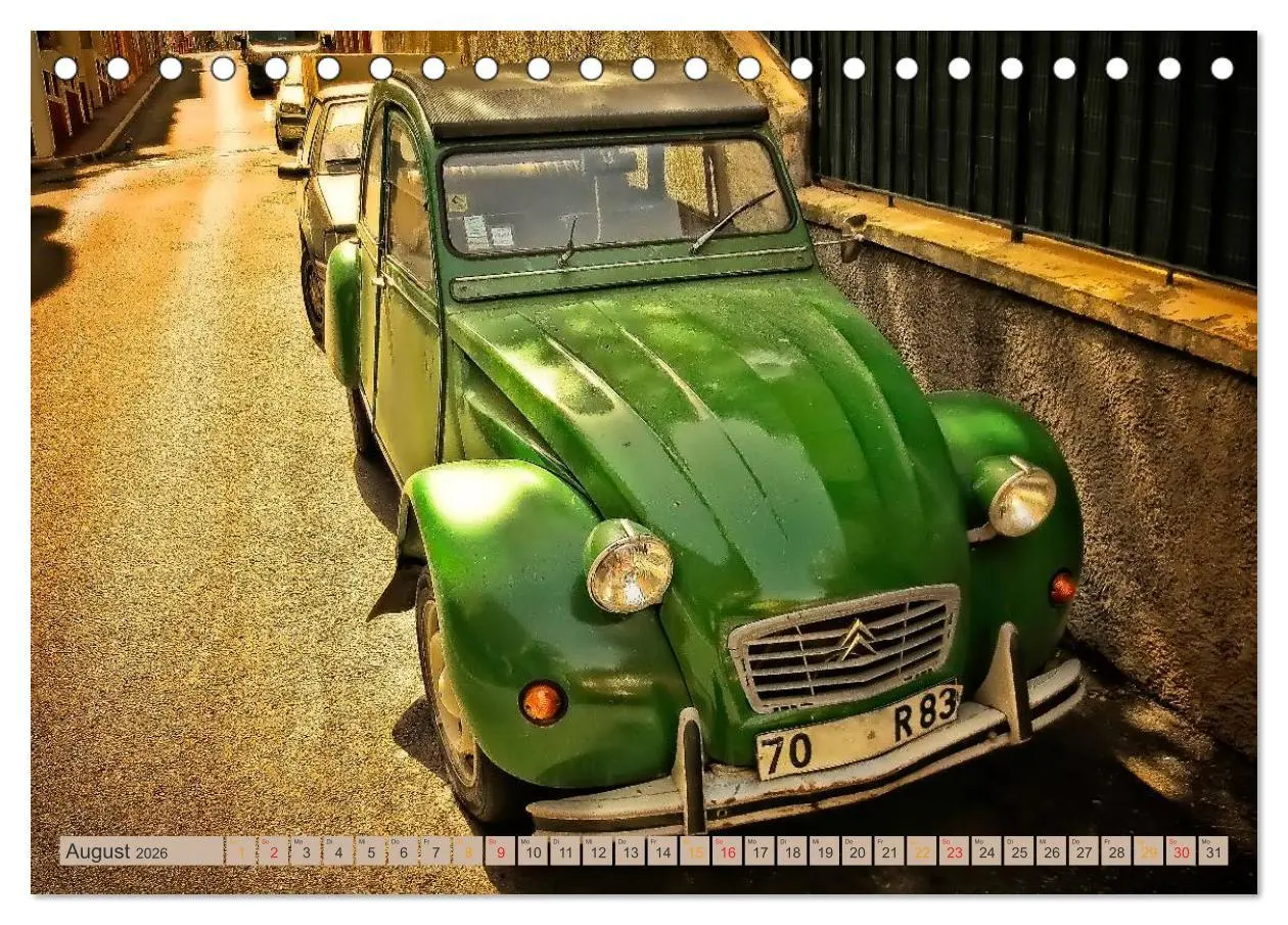 Bild: 9783516030754 | Citroën 2CV - die Ente (Tischkalender 2026 DIN A5 quer), CALVENDO...