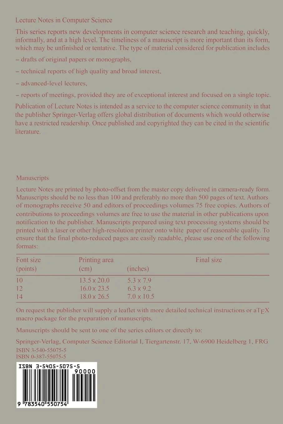 Rückseite: 9783540550754 | The Use of Projective Geometry in Computer Graphics | Ivan Herman