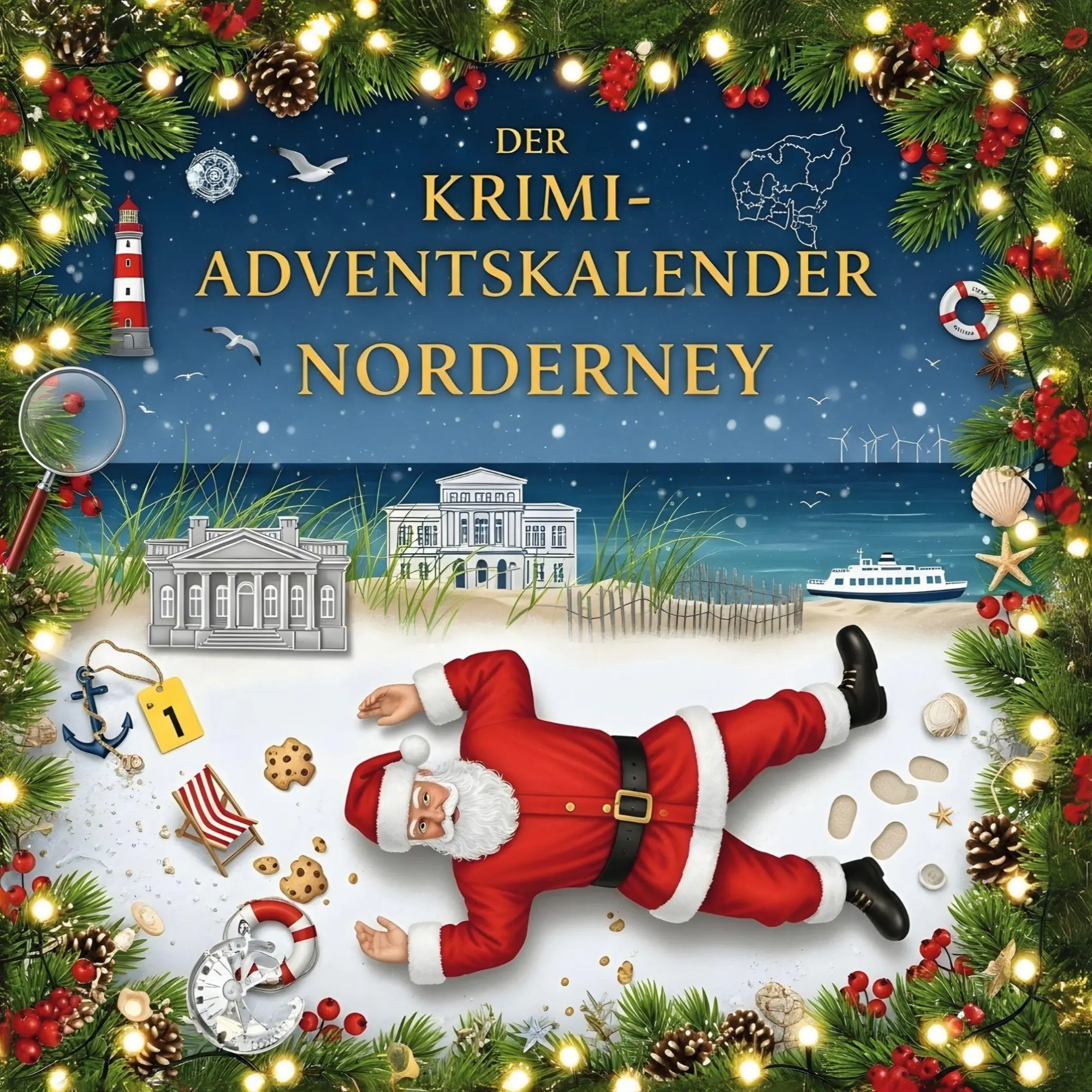 Cover: 9783695300754 | Der Krimi-Adventskalender Norderney | Mordsverdächtig in 24 Akten