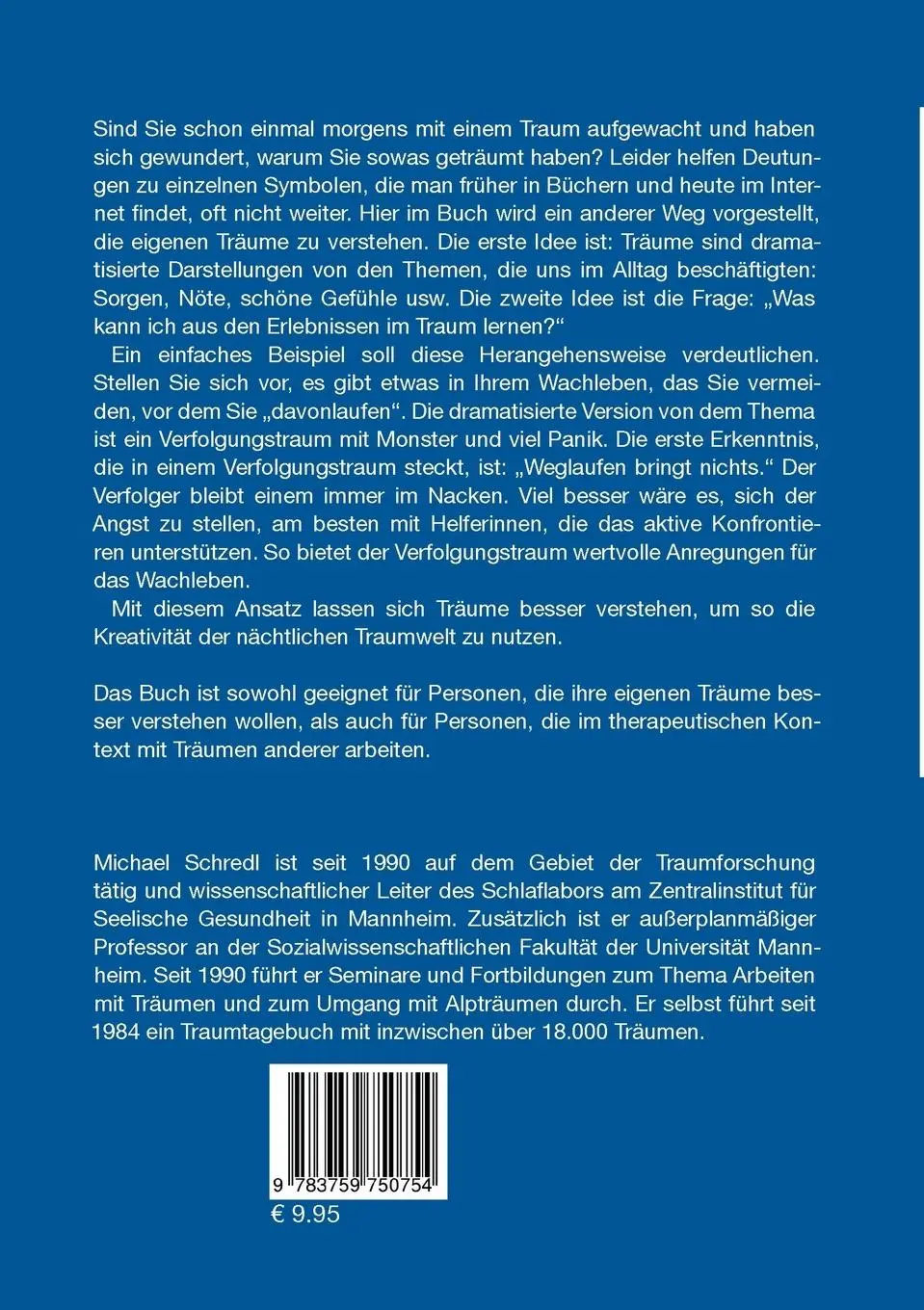Rückseite: 9783759750754 | Träume besser verstehen | Eintauchen in die Kreativität der Nacht