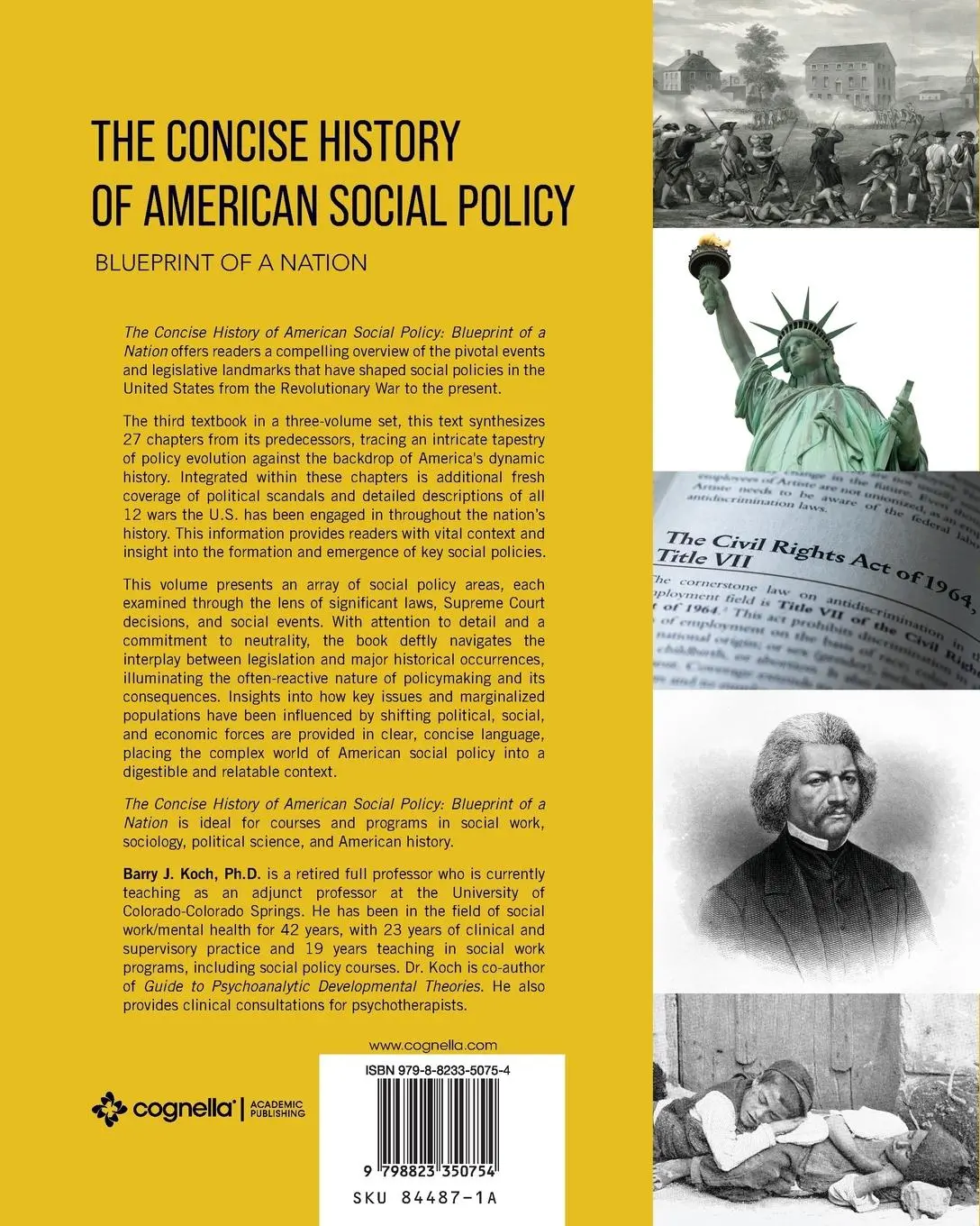 Rückseite: 9798823350754 | The Concise History of American Social Policy | Blueprint of a Nation