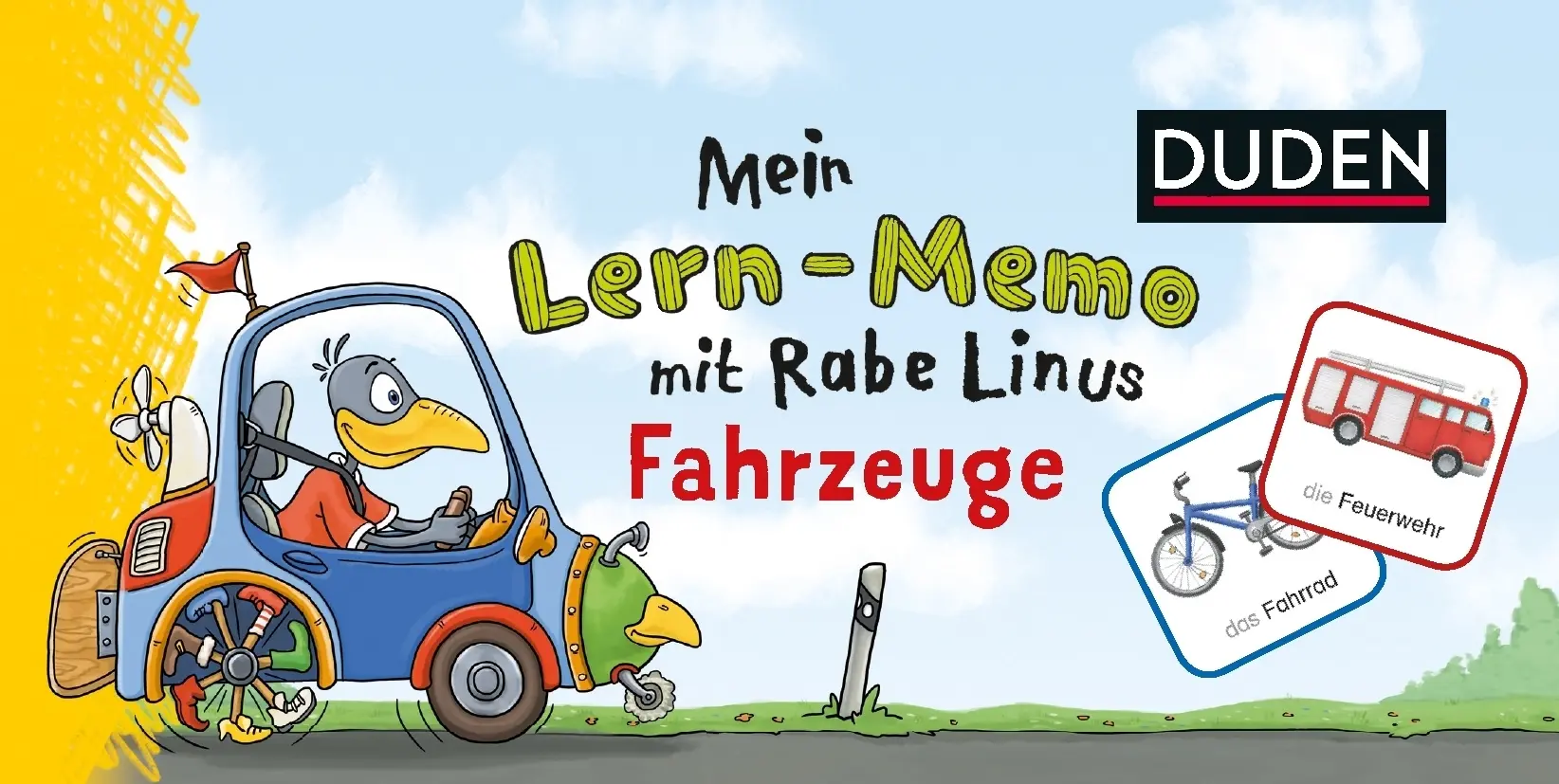 Cover: 9783411770854 | Mein Lern-Memo mit Rabe Linus - Fahrzeuge VE/3 | Dorothee Raab | Spiel