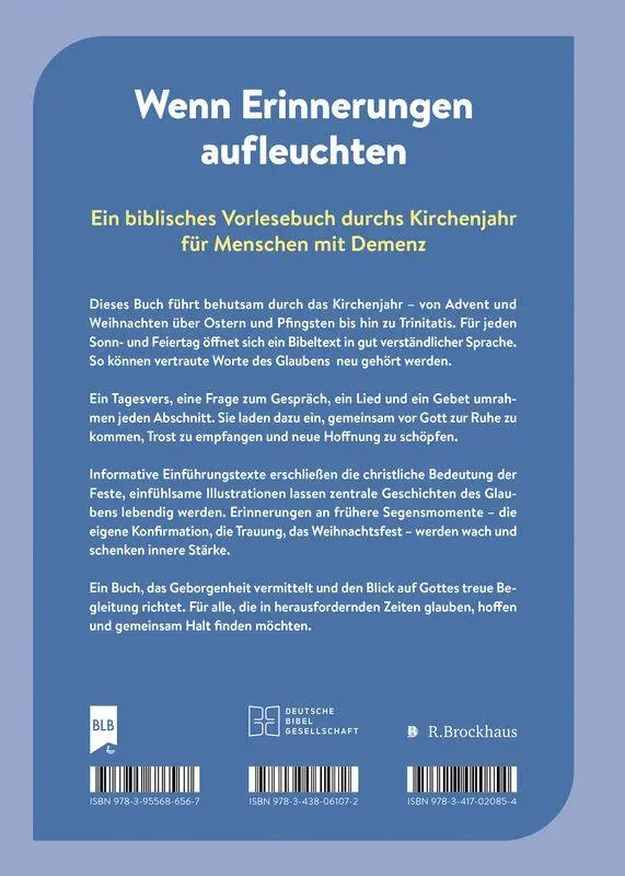 Bild: 9783417020854 | Wenn Erinnerungen aufleuchten | Buch | 216 S. | Deutsch | 2026