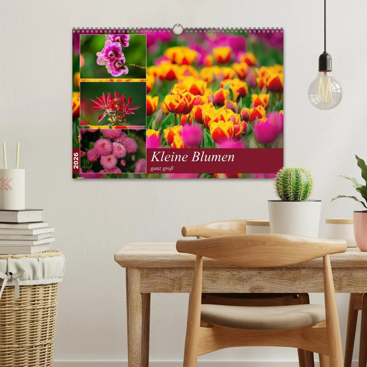 Bild: 9783457790854 | Kleine Blumen ganz groß (Wandkalender 2026 DIN A3 quer), CALVENDO...