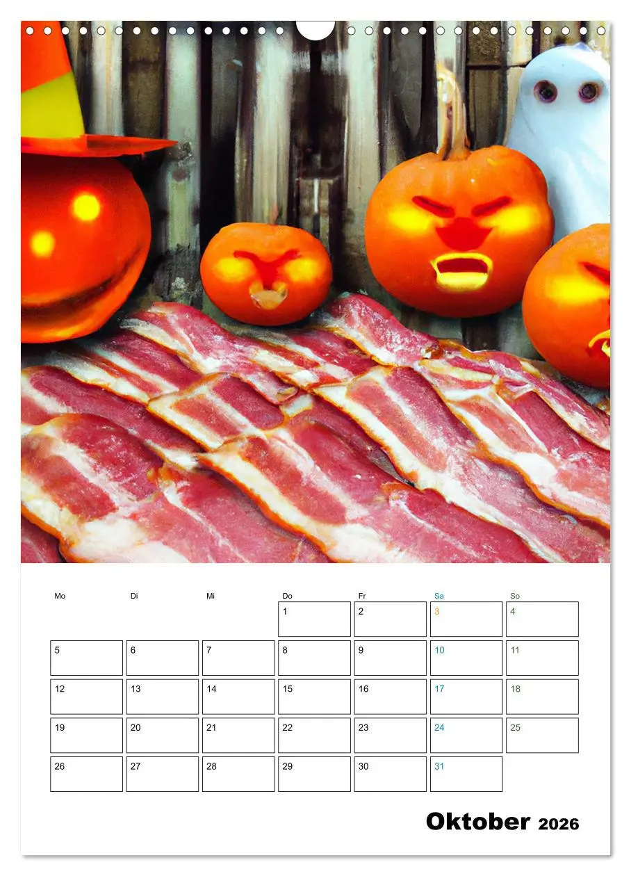 Bild: 9783516330854 | Bacon Kalender - Wir lieben Bacon (Wandkalender 2026 DIN A3 hoch),...