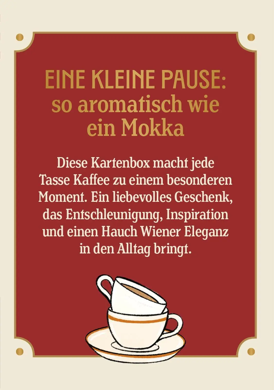 Bild: 9783845870854 | Die kleine Kaffeehausphilosophie | Taschenbuch | 50 S. | Deutsch