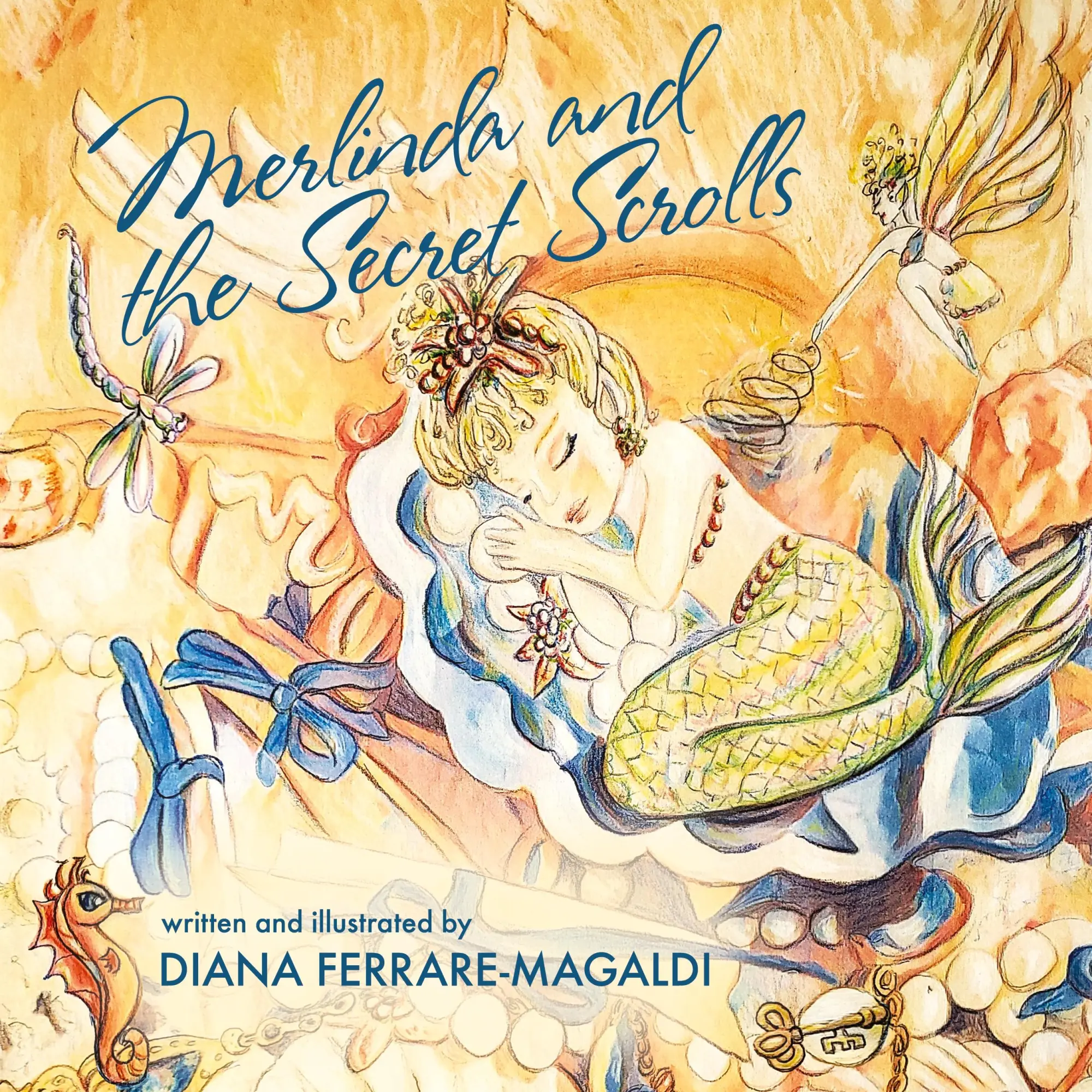 Cover: 9798893330854 | Merlinda and the Secret Scrolls | Diana Ferrare-Magaldi | Taschenbuch